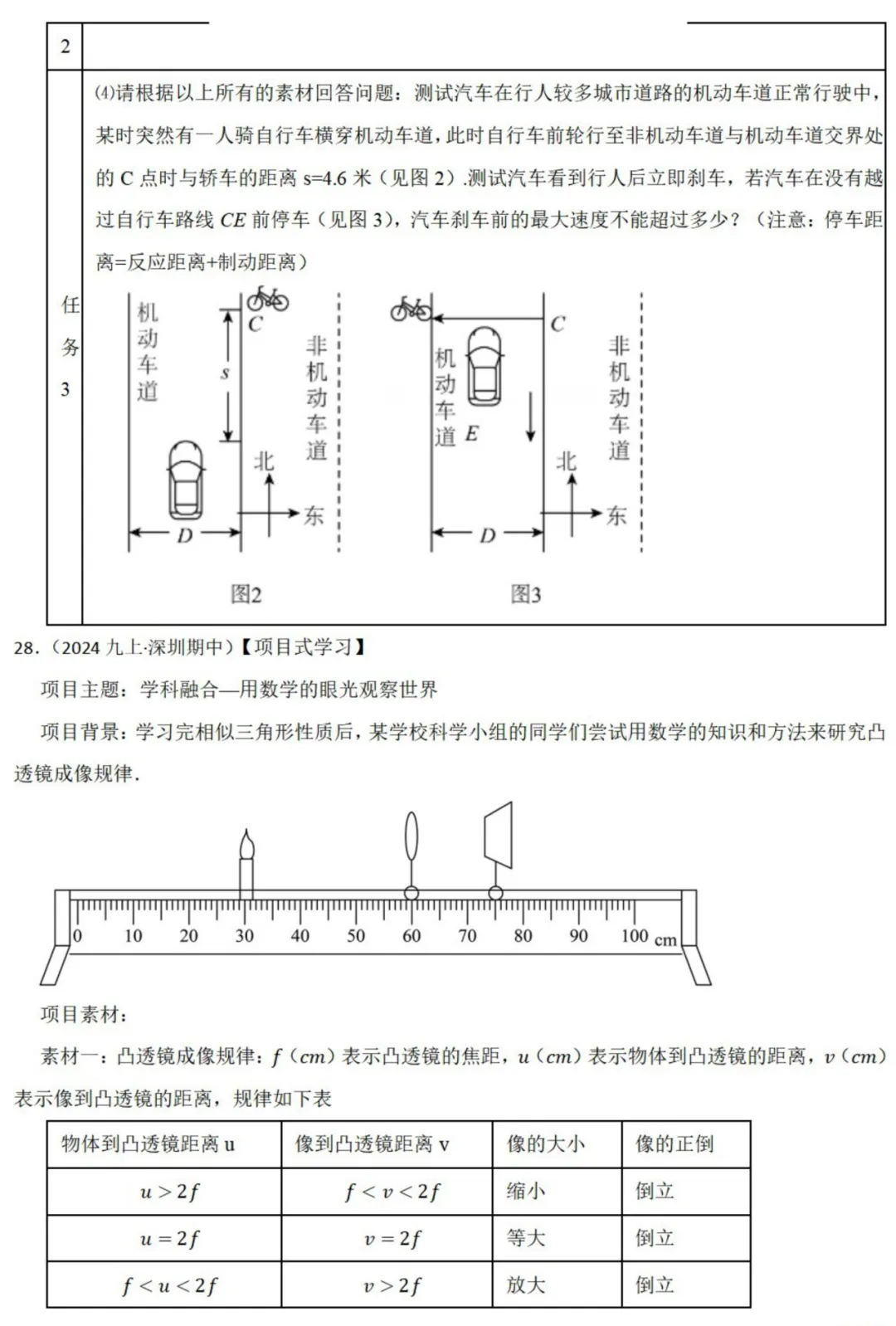 中考数学新考法:跨学科物理融合,欧姆定律、杠杆原理、凸透镜成像必刷题(真题汇编,含答案) 第14张