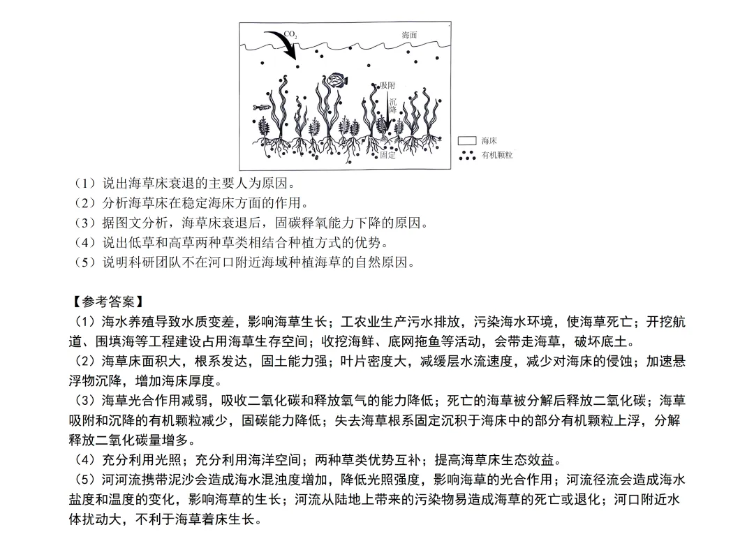 【试卷分享】宁波十校高三二模【地理·含答案与解析及扩展题】 第19张