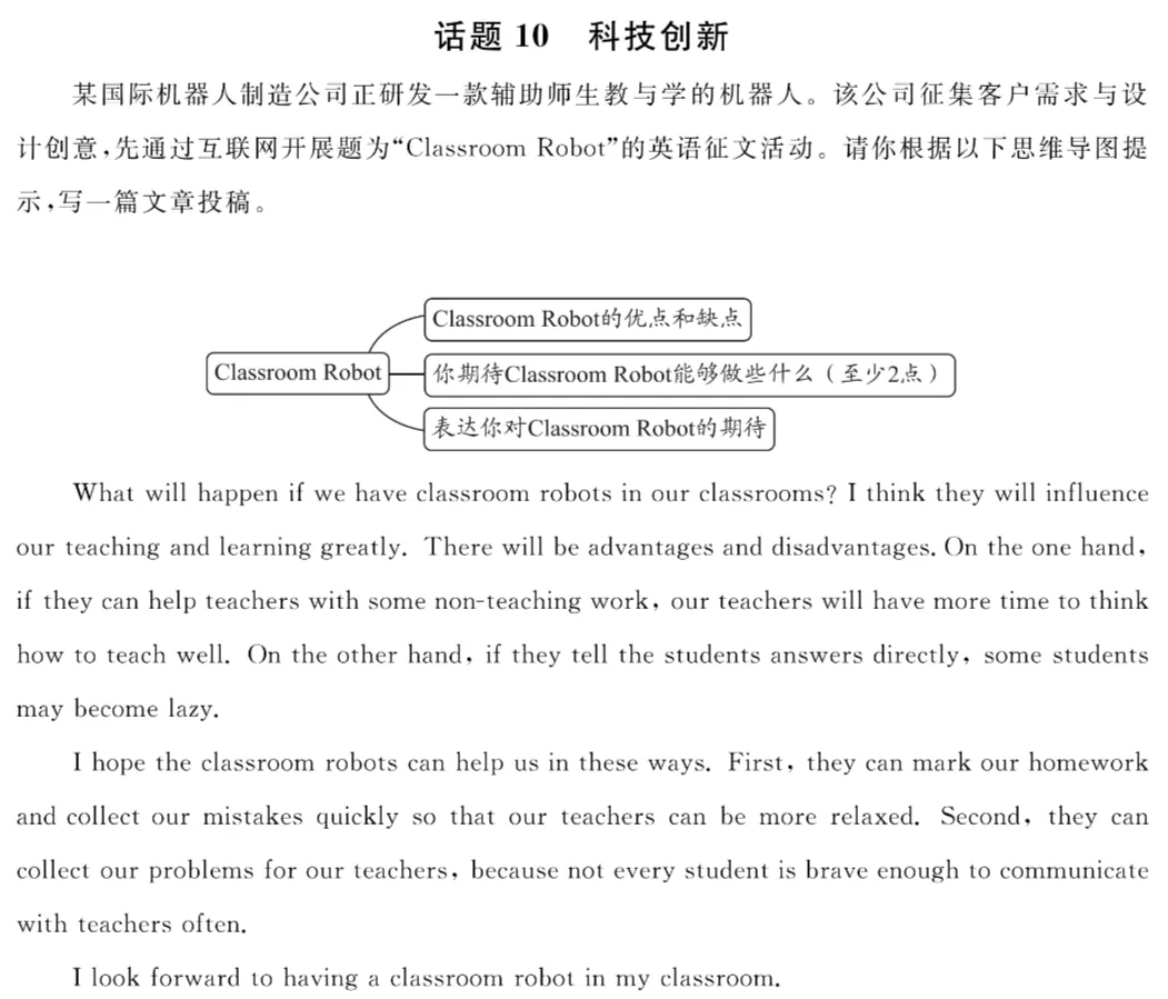 考前必看!中考英语作文热门话题TOP榜,配套高分优秀范文 第11张