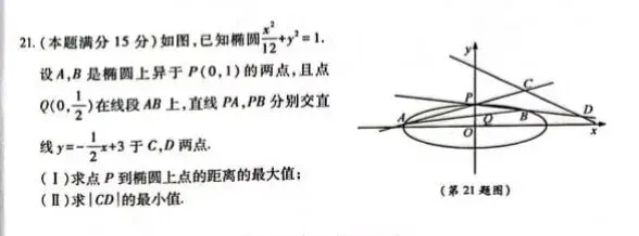 浙江卷绝唱之2022年圆锥曲线真题解答 第1张 浙江卷绝唱之2022年圆锥曲线真题解答 第1张