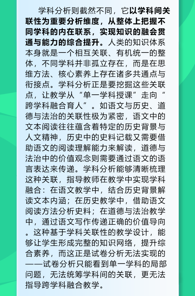 论学科分析与试卷分析的区别及学科分析的重要性 第5张