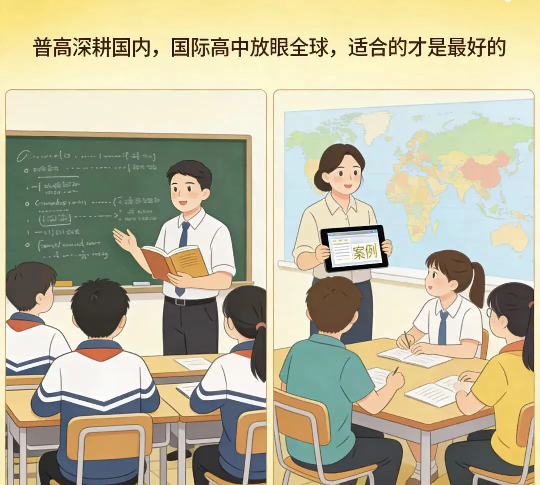 中考后升学怎么选?聊聊普高与国际高中,帮家长少走弯路 第2张 中考后升学怎么选?聊聊普高与国际高中,帮家长少走弯路 第2张