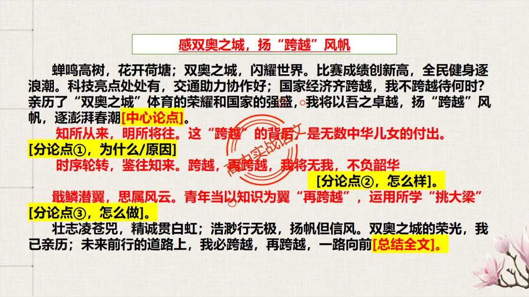 【2026广东一模+八省联考+2025真题】议论文引议联结结构模式深度解析,附实战训练 第82张