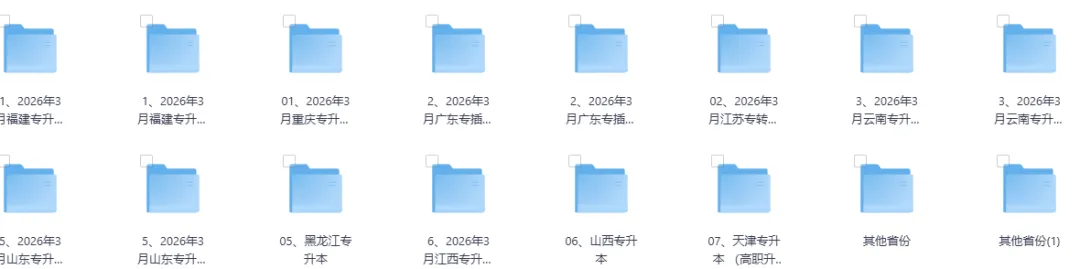 26年各省专升本真题合集,含山西、山东、福建等省份 第3张