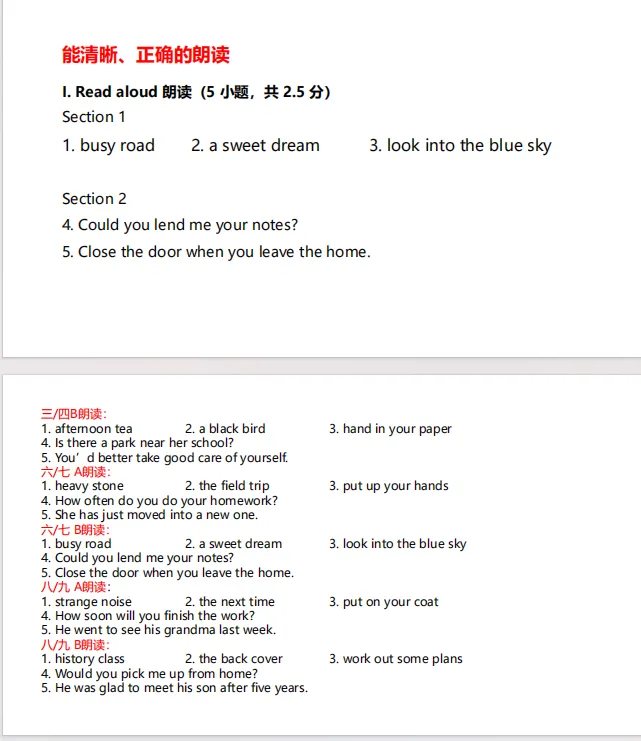 【A318英语】2026上海中考英语 | 听说测试备考策略&模拟训练 第20张