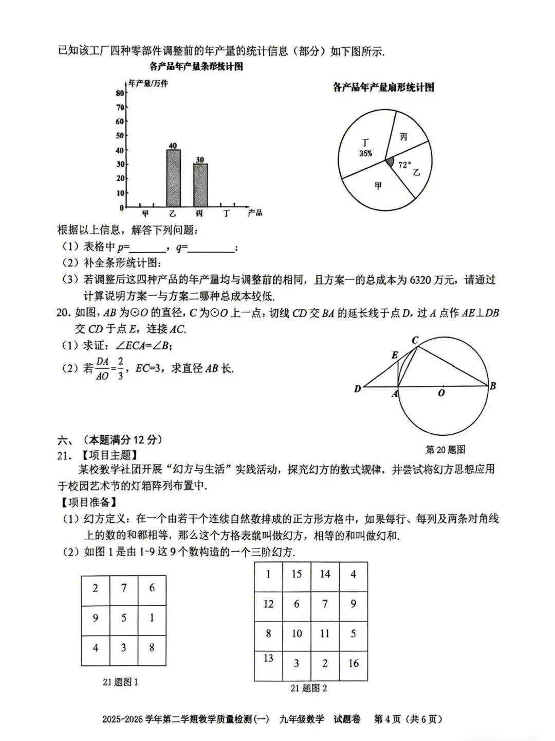 2026年包河区一模数学试卷分析来啦!! 第4张