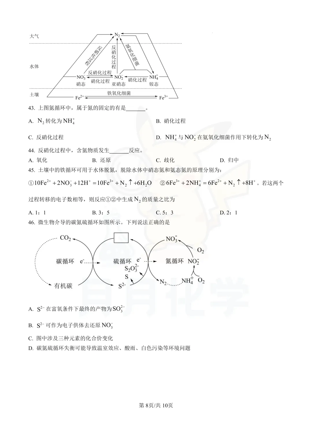 【高一下期中真题卷】分享 第19张