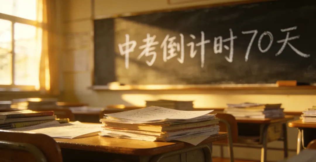 中考倒计时70天:孩子和家长,都在焦虑里拼尽全力 第1张