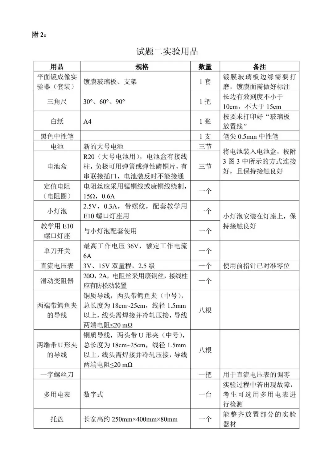 完整版|2026广州中考物化生实验操作考试范围 第8张