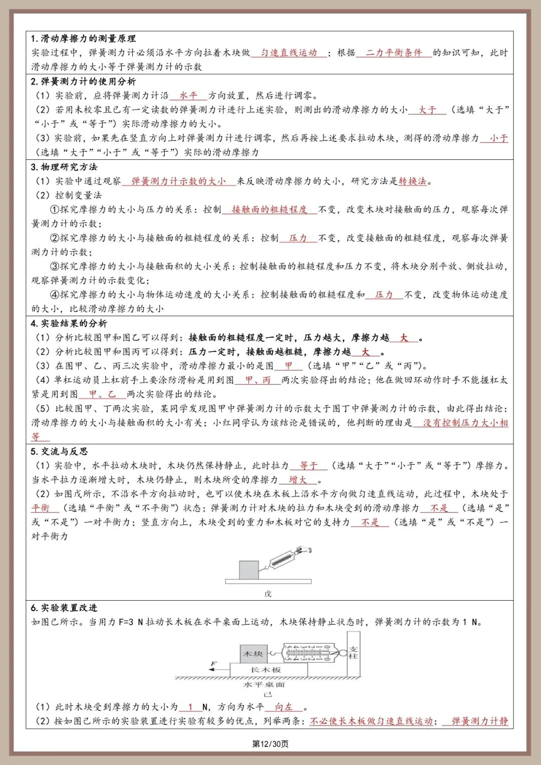 中考物理实验总结【2026 同适应】 第12张