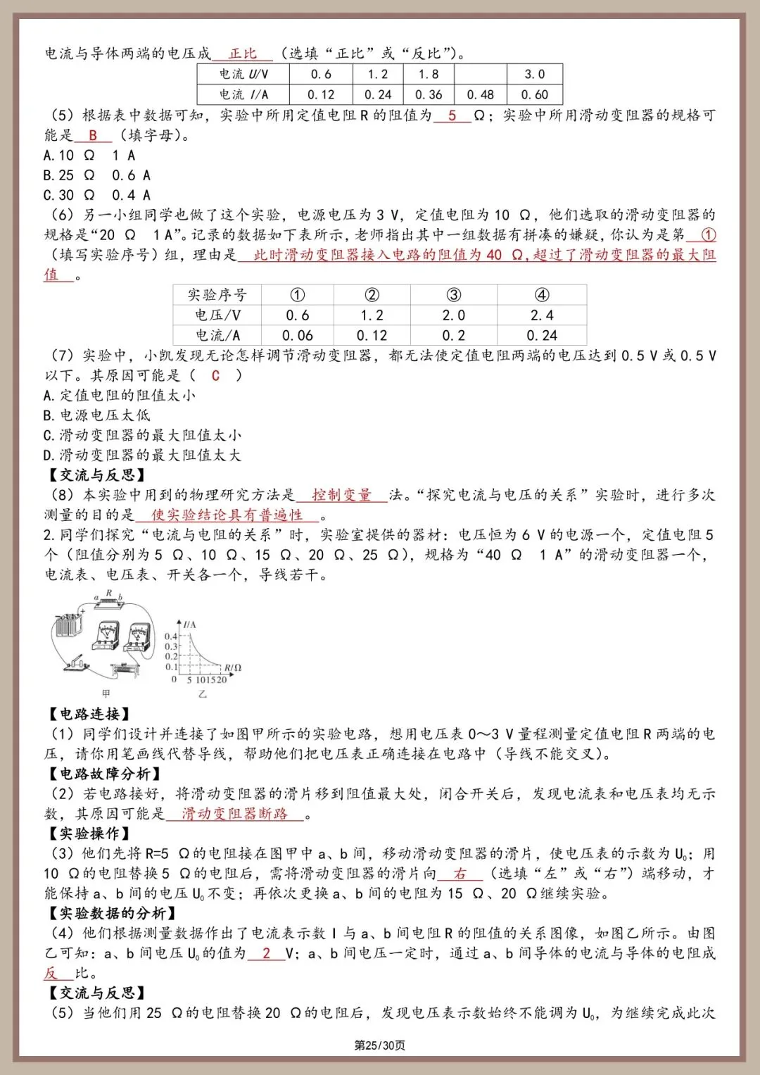 中考物理实验总结【2026 同适应】 第25张