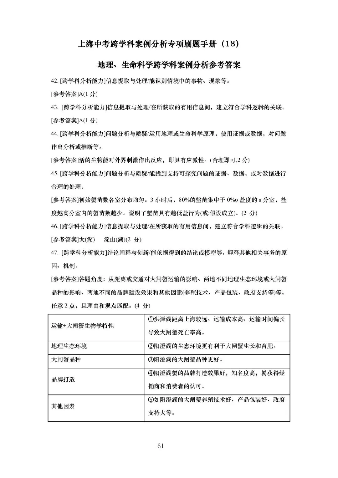 中考跨学科案例分析50题专练,刷完一分不丢! 第6张