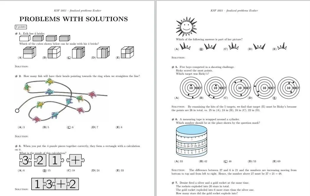 冲“评优争章”必看!深扒袋鼠数学真题,原来金奖选手都是这样“偷分”的 第7张 冲“评优争章”必看!深扒袋鼠数学真题,原来金奖选手都是这样“偷分”的 第7张