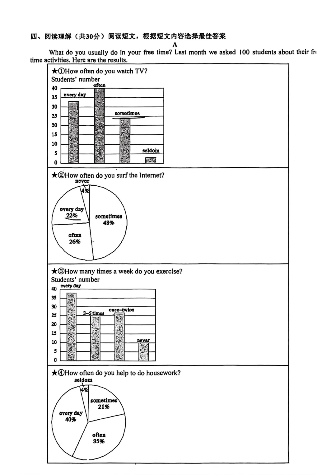 【最新】江苏泰州二附中七下英语三月月考真题【带答案】 第11张 【最新】江苏泰州二附中七下英语三月月考真题【带答案】 第11张