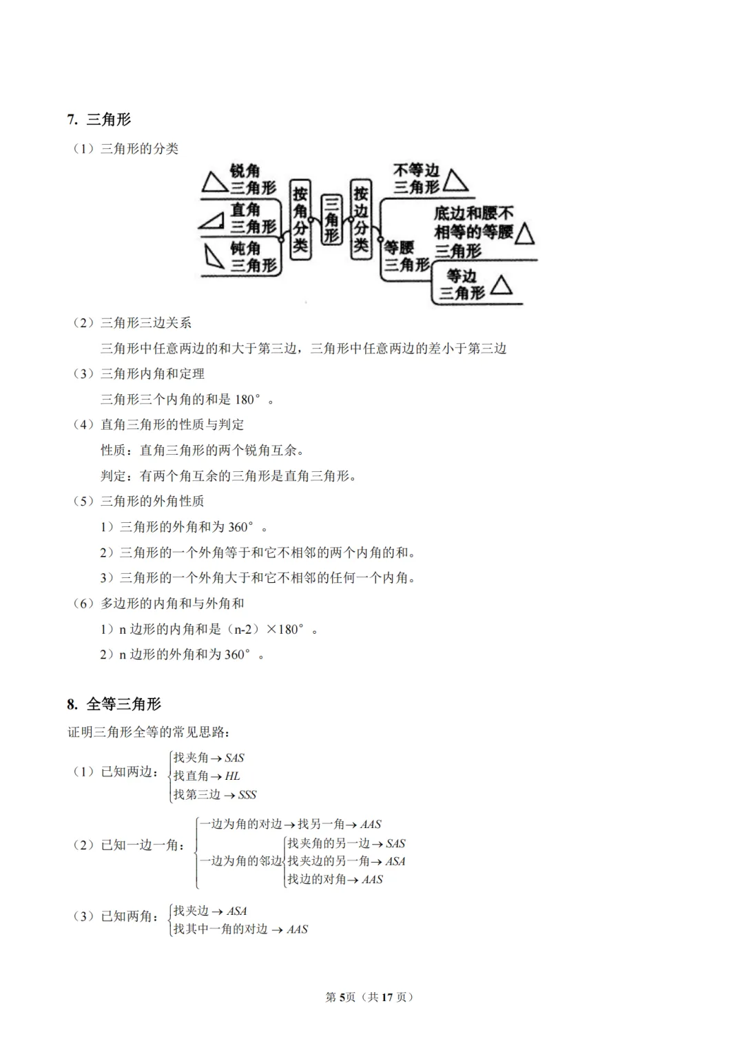 2026初中中考数学公式定理大全 第6张