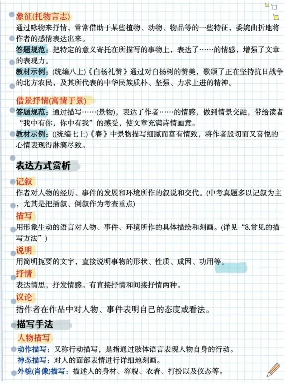 议论文阅读答题技巧模板大全,中考必备 第13张