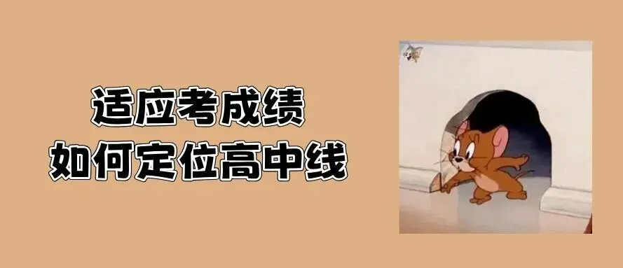 适应考与中考差多少分?附定位表查询对应高中 第13张