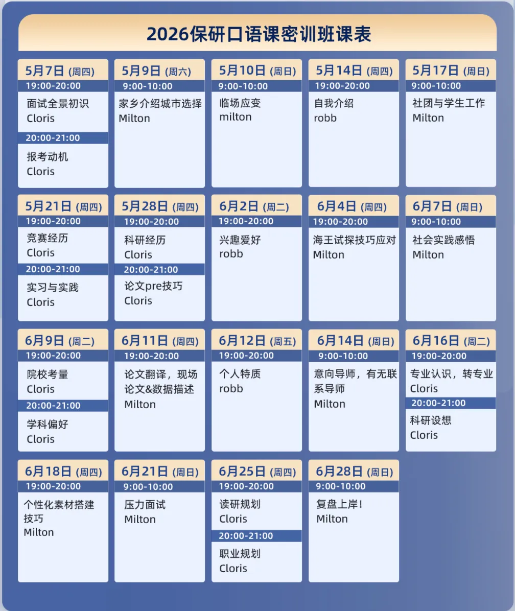 26保研er注意!AI全程带练+保研真题模考,【保研口语密训班】,每日带练不跑偏! 第10张 26保研er注意!AI全程带练+保研真题模考,【保研口语密训班】,每日带练不跑偏! 第10张