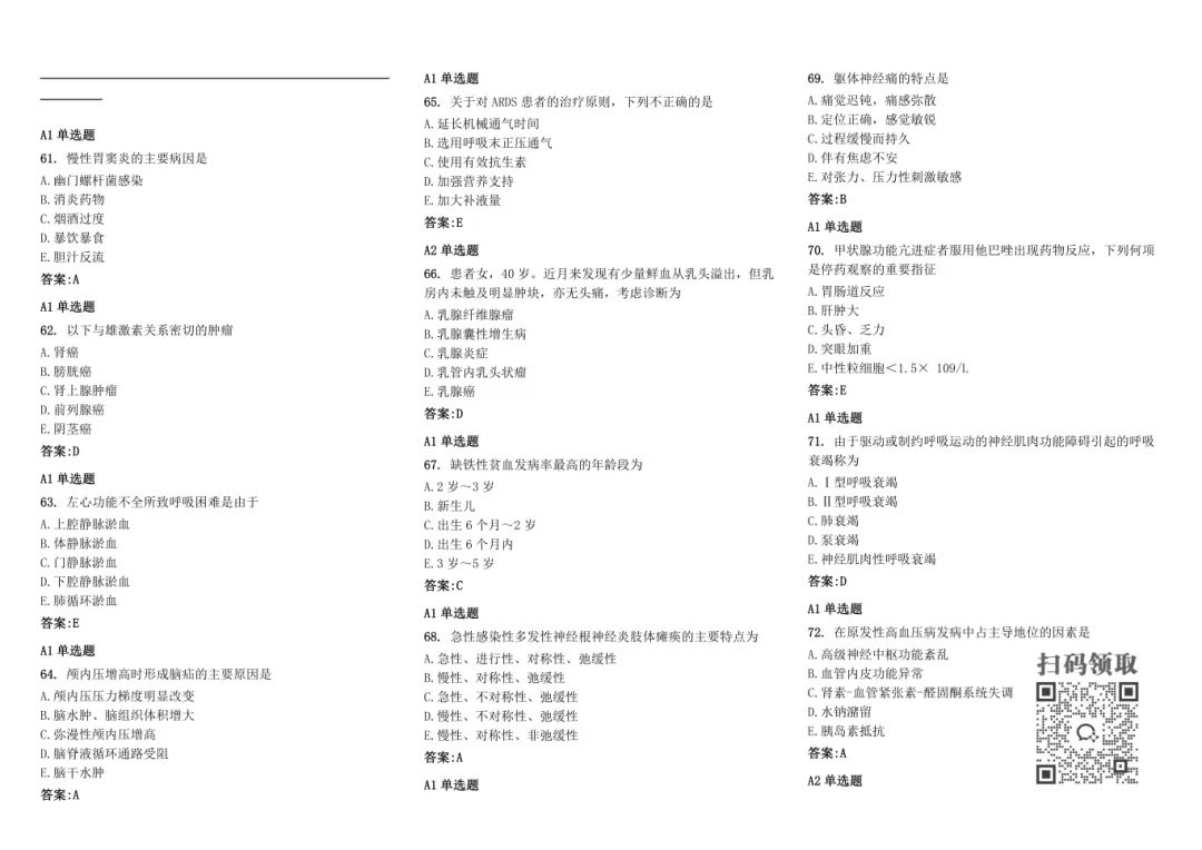 2026 卫生资格试卷已出!今年考这些,速领 第11张