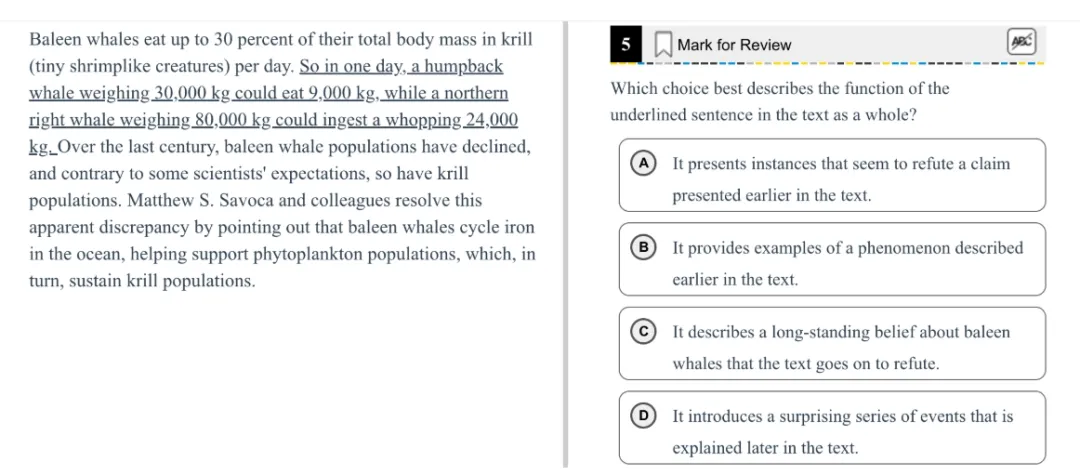 机考SAT真题解析—第七套 第5张