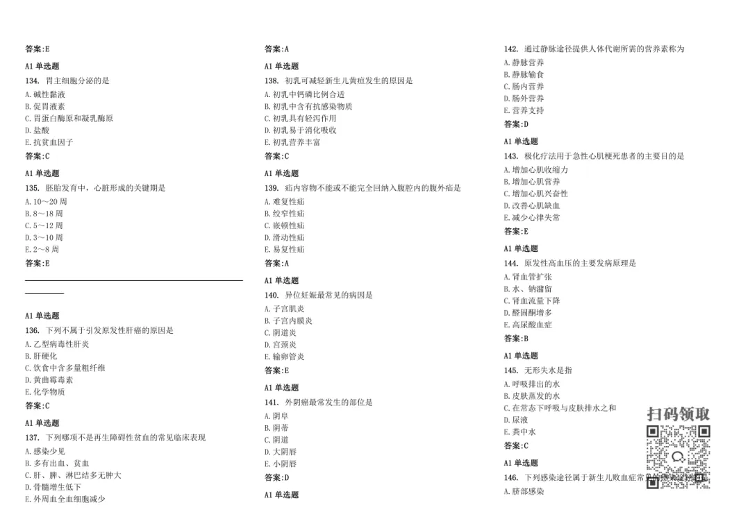 2026 卫生资格试卷已出!今年考这些,速领 第17张