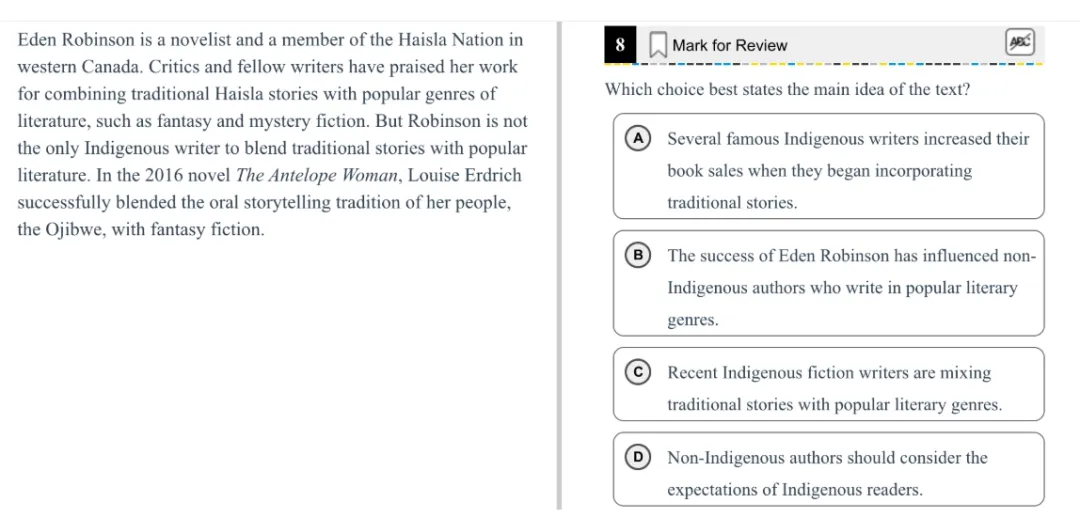 机考SAT真题解析—第七套 第8张