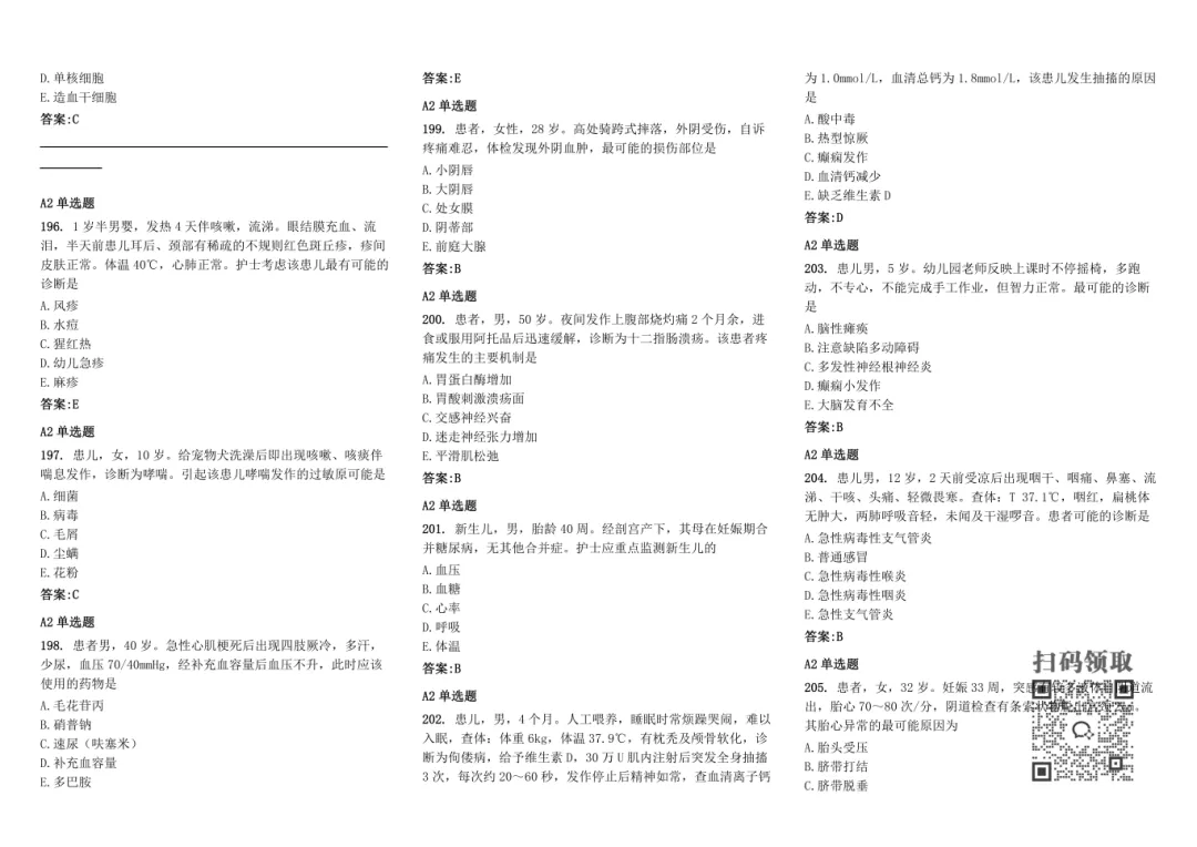 2026 卫生资格试卷已出!今年考这些,速领 第22张