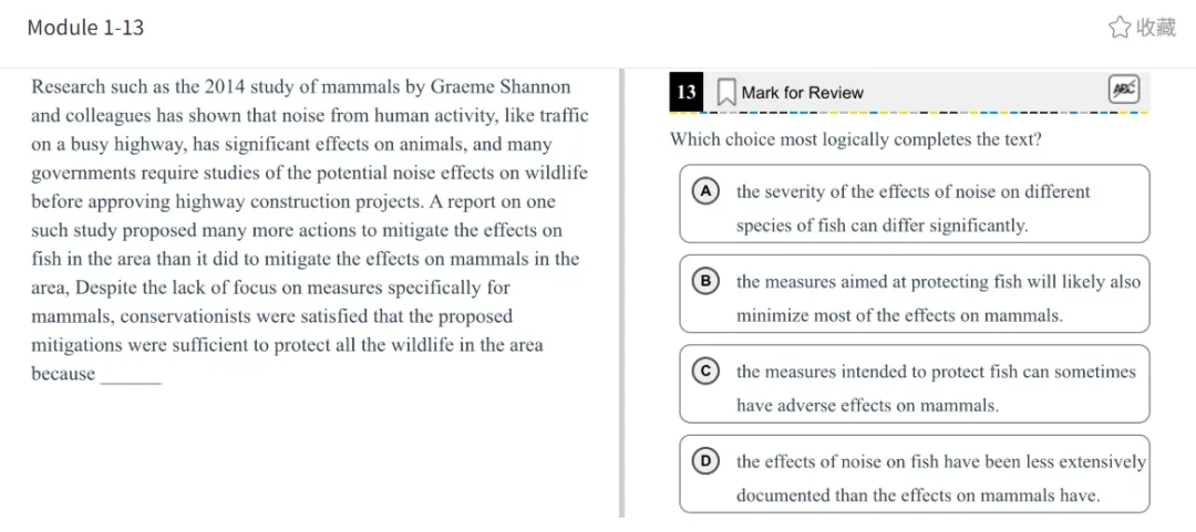 机考SAT真题解析—第七套 第14张