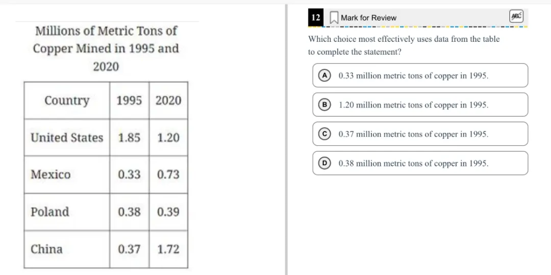 机考SAT真题解析—第七套 第40张