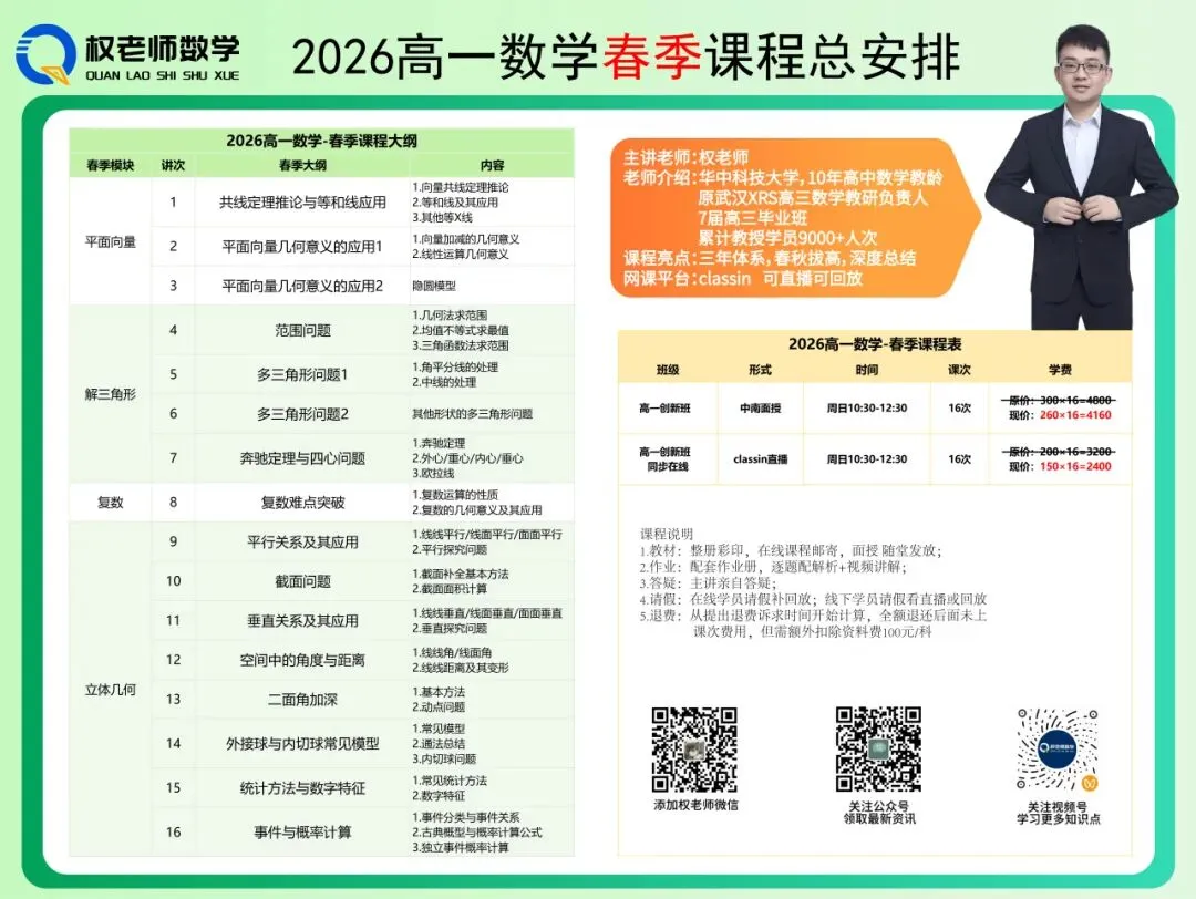 高一7套高二8套!期中数学真题汇编领取! 第53张