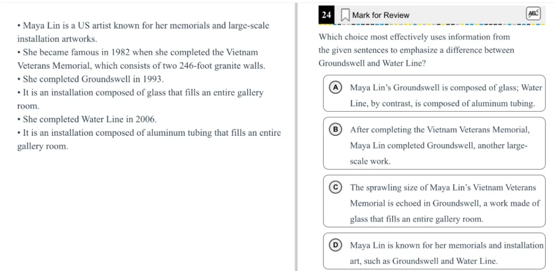 机考SAT真题解析—第七套 第54张