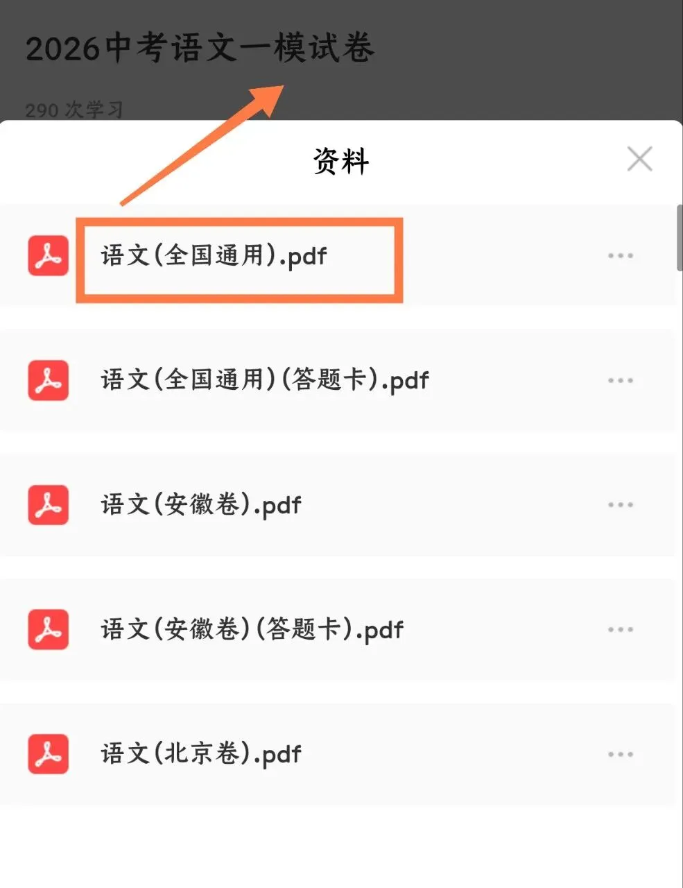 2026中考语文一模卷(全国通用)|试题+答案解析+答题卡,冲刺必刷!(可下载打印) 第8张