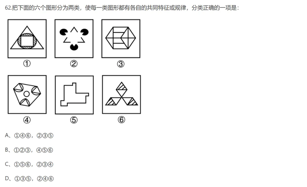 图形判断推理 | 公务员考试行测真题解答(陕西省2024_2) 第1张