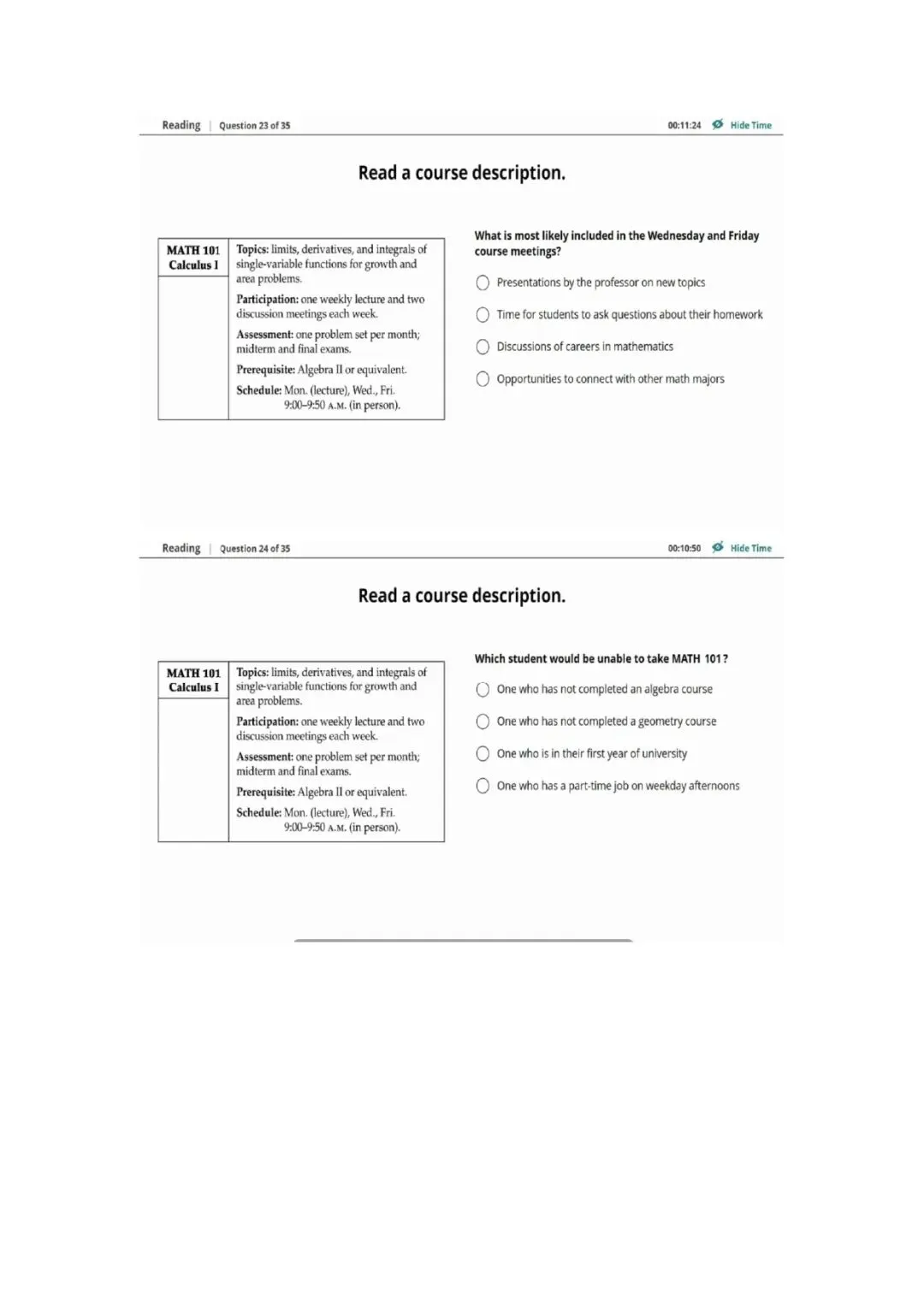 新托福第031套20260318真题(图片版) 第3张
