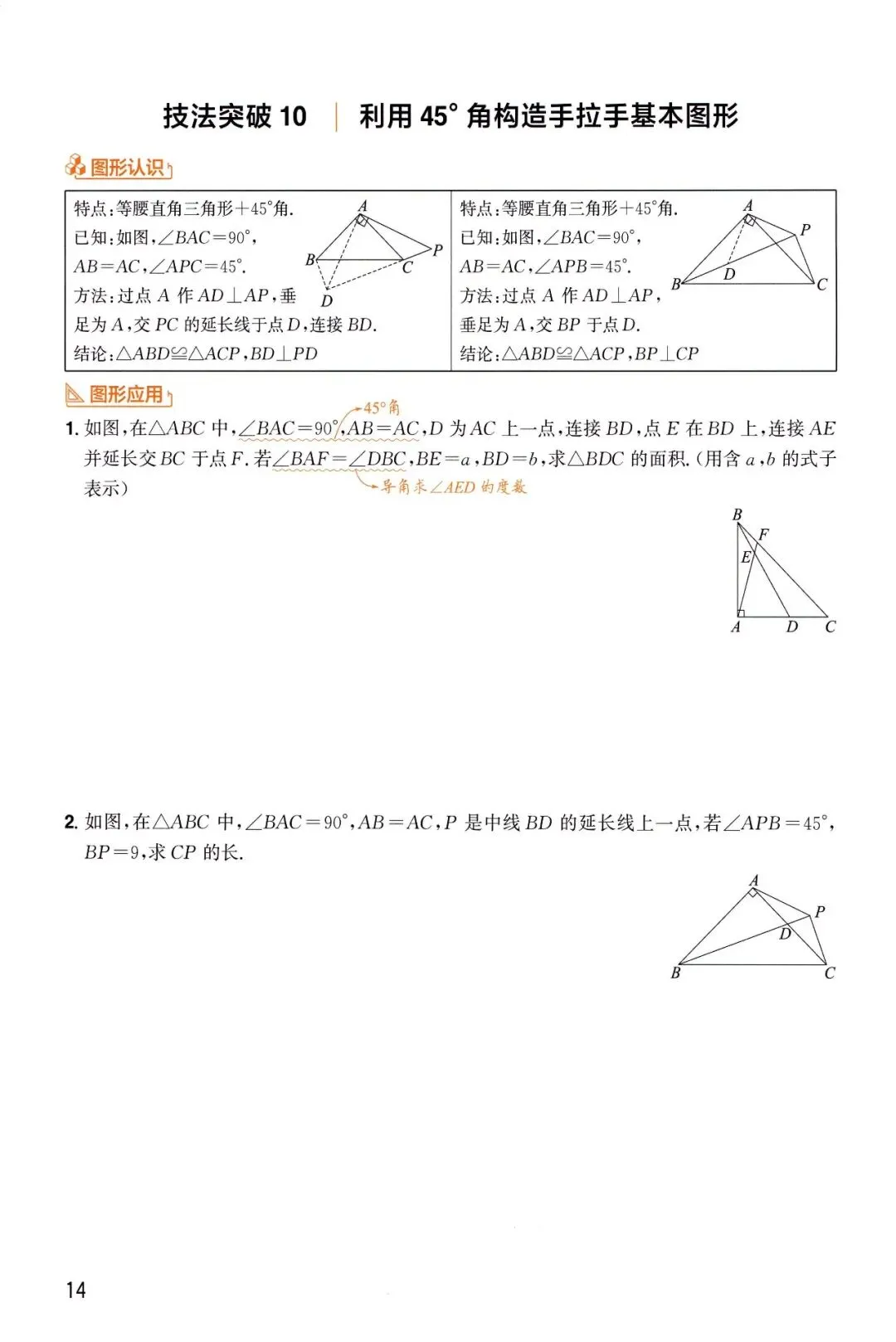 中考数学——6大板块、31种解题技法 第16张