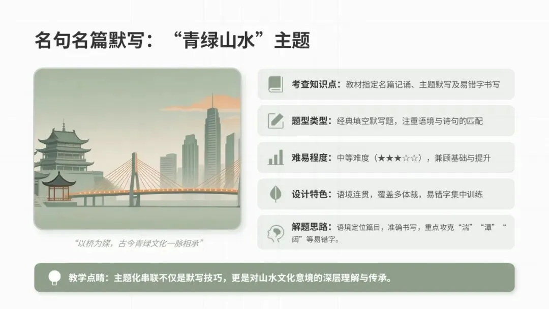 2025年博山一模语文试卷解析 第13张