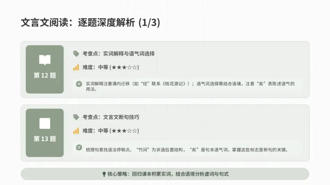 2025年博山一模语文试卷解析 第18张