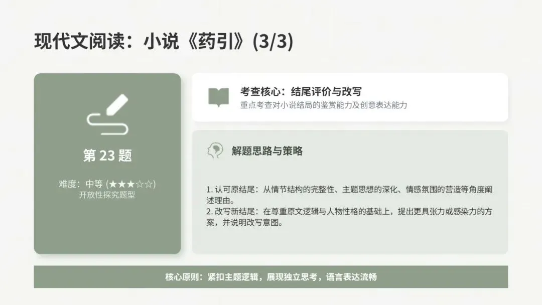 2025年博山一模语文试卷解析 第25张