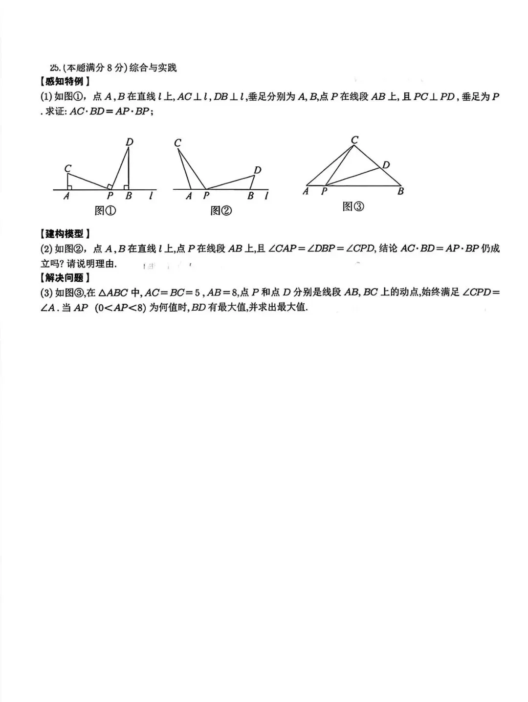 银川市阅海中学『九年级』数学模拟试卷 第7张