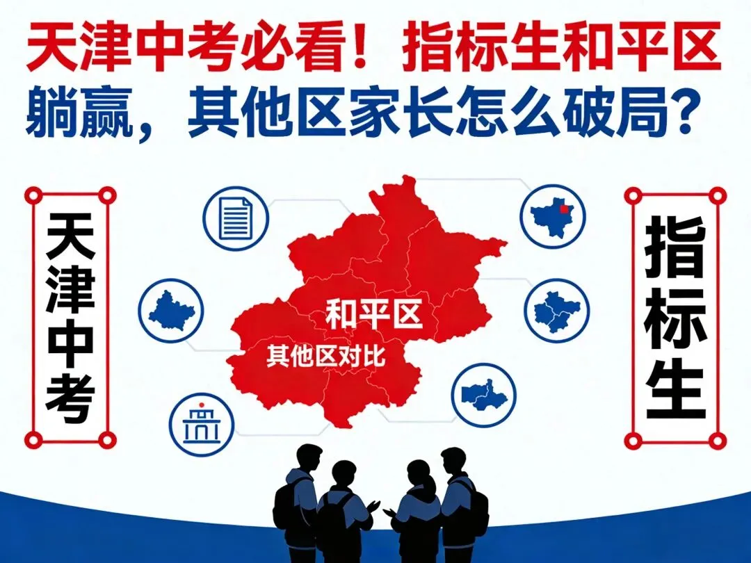 中考指标生和平躺赢!其他区家长咋办?网友:拼校内排名 第1张