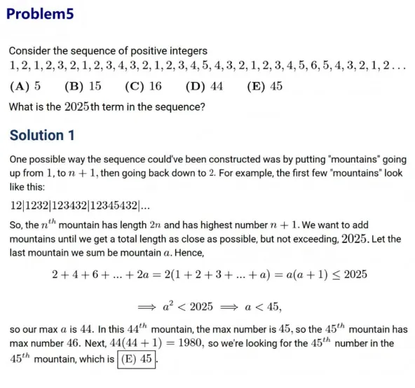 【完整】AMC10 历年真题合集(2015-2025年)让犀牛角教育助力冲前1%&前5%! 第8张