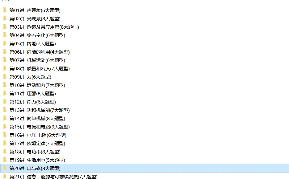 中考物理举一反三讲练,几大题型全面突破,一份资料备战中考! 第19张 中考物理举一反三讲练,几大题型全面突破,一份资料备战中考! 第19张