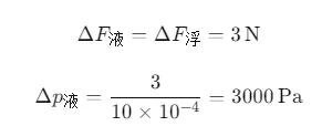 中考物理难点突破:压强与浮力变化量,掌握这些技巧轻松拿分! 第6张