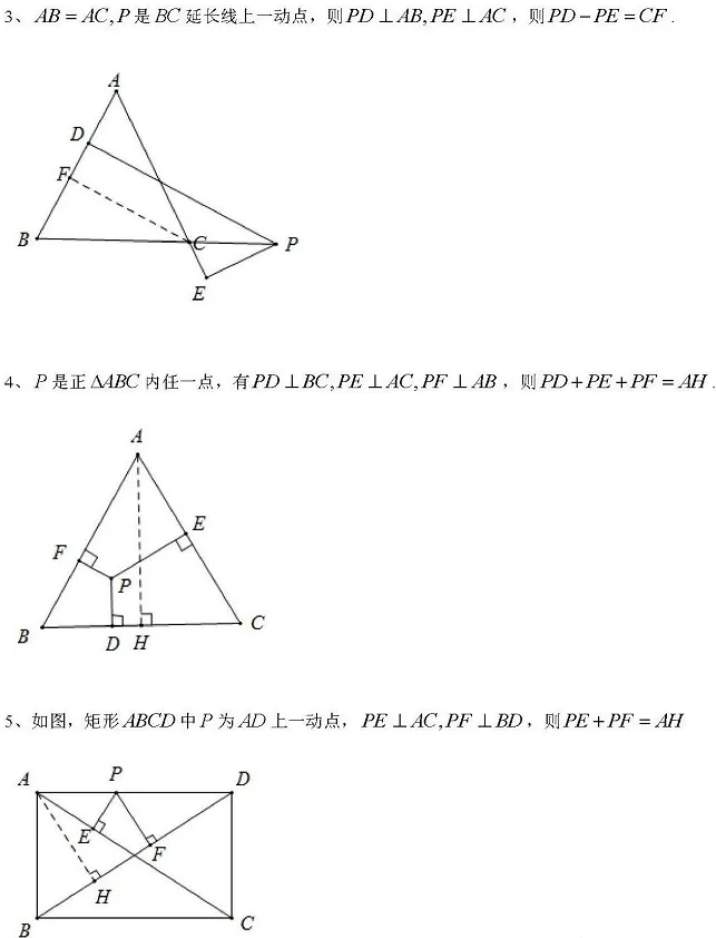 中考数学常用二级公式与结论汇总 第19张