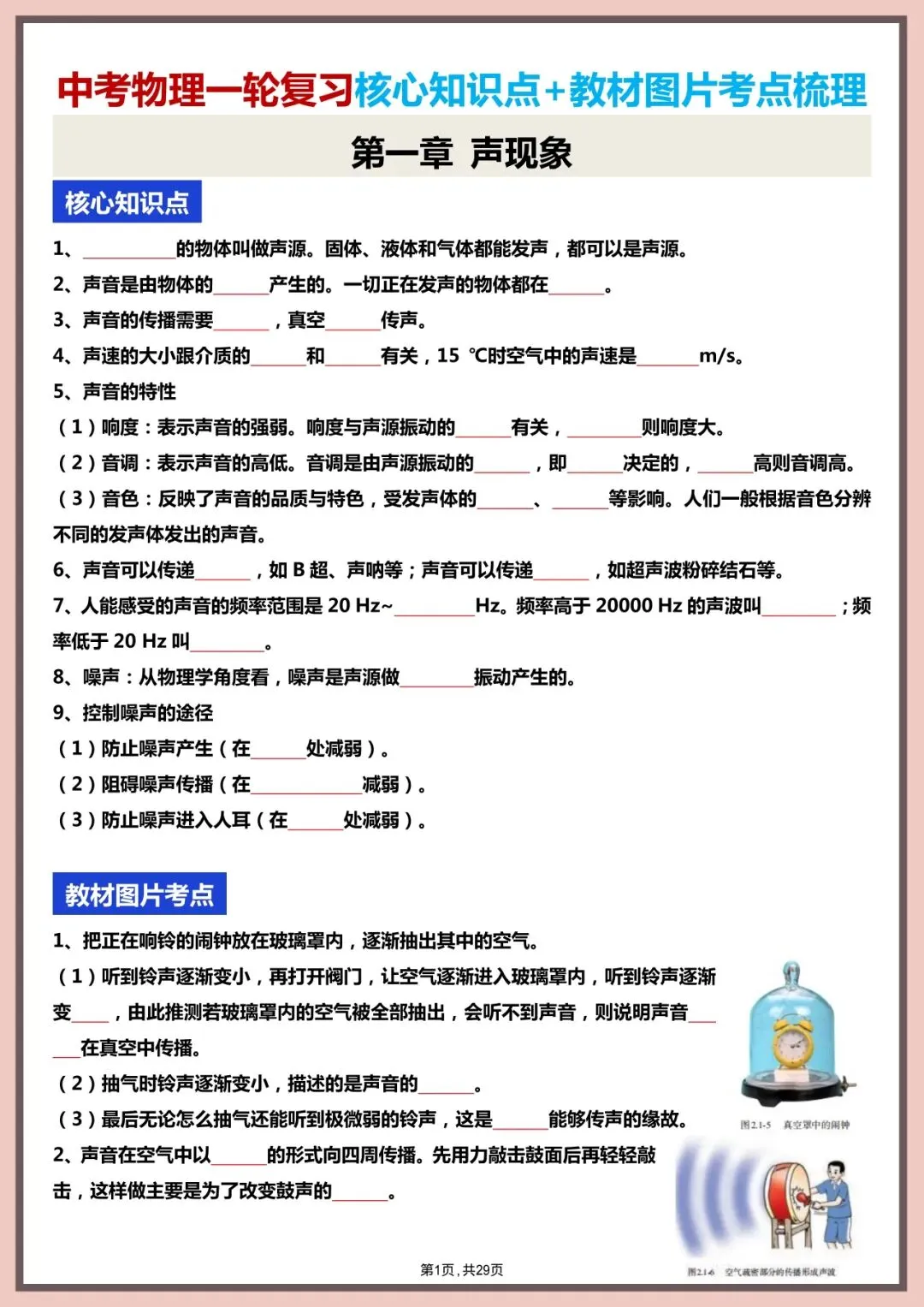 中考物理|2026新中考物理全四册核心知识点+教材图片考点梳理(含解析版) 第2张