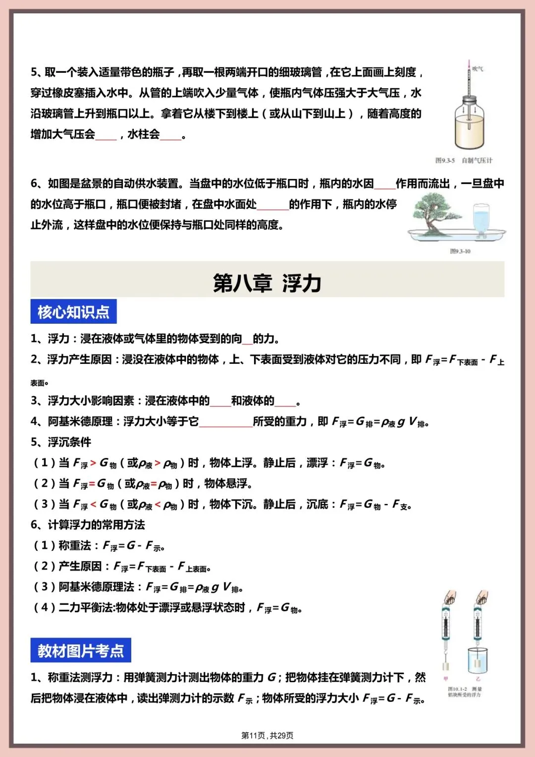 中考物理|2026新中考物理全四册核心知识点+教材图片考点梳理(含解析版) 第12张