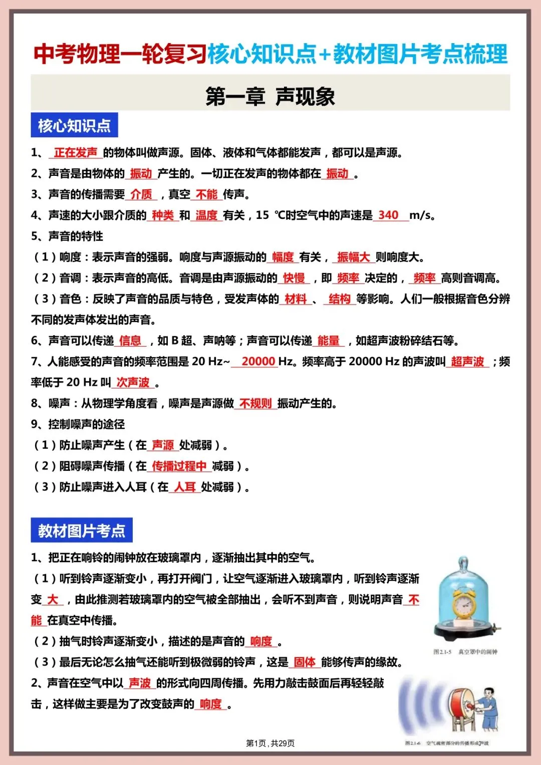 中考物理|2026新中考物理全四册核心知识点+教材图片考点梳理(含解析版) 第16张