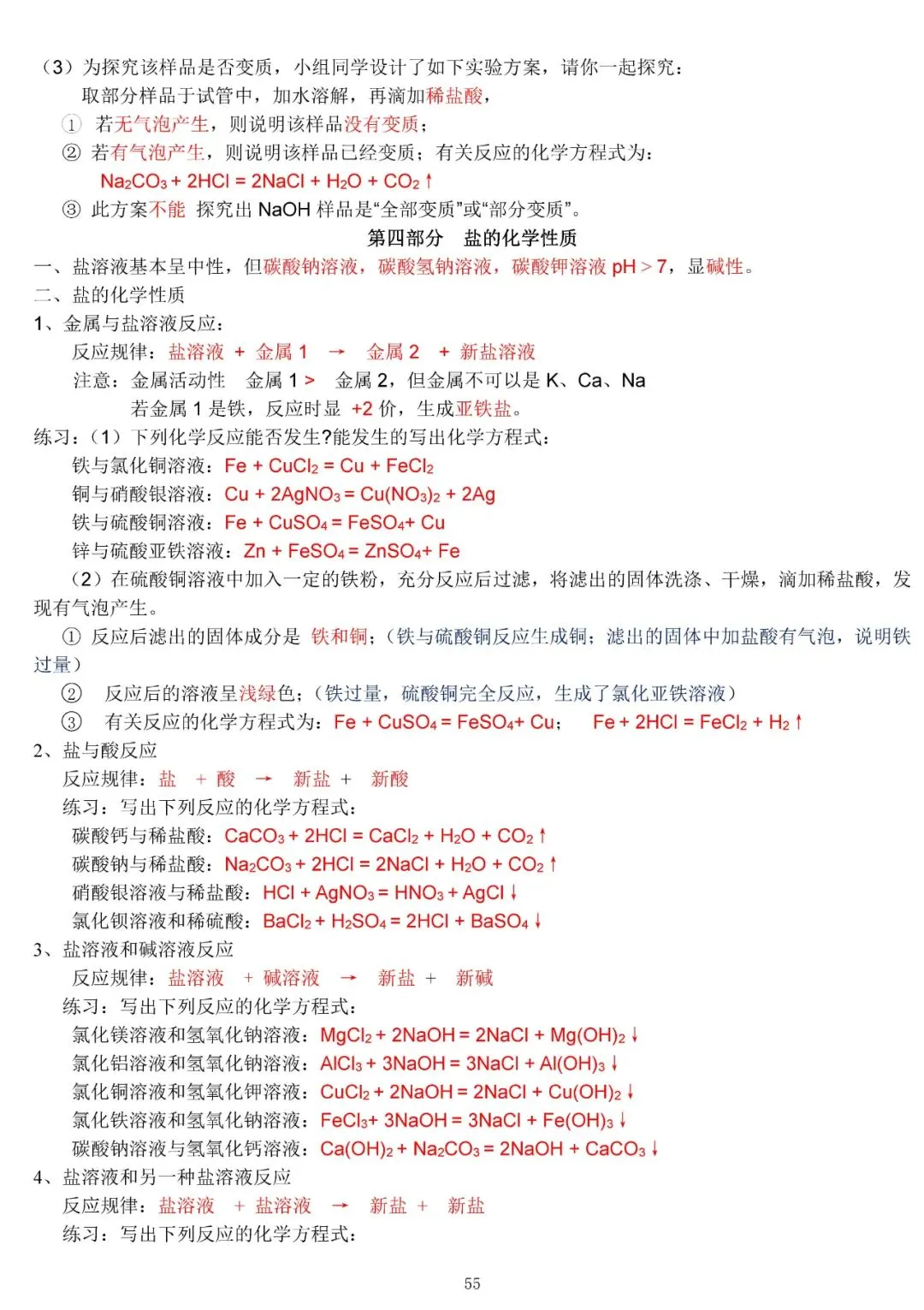 中考化学复习材料汇总 第55张