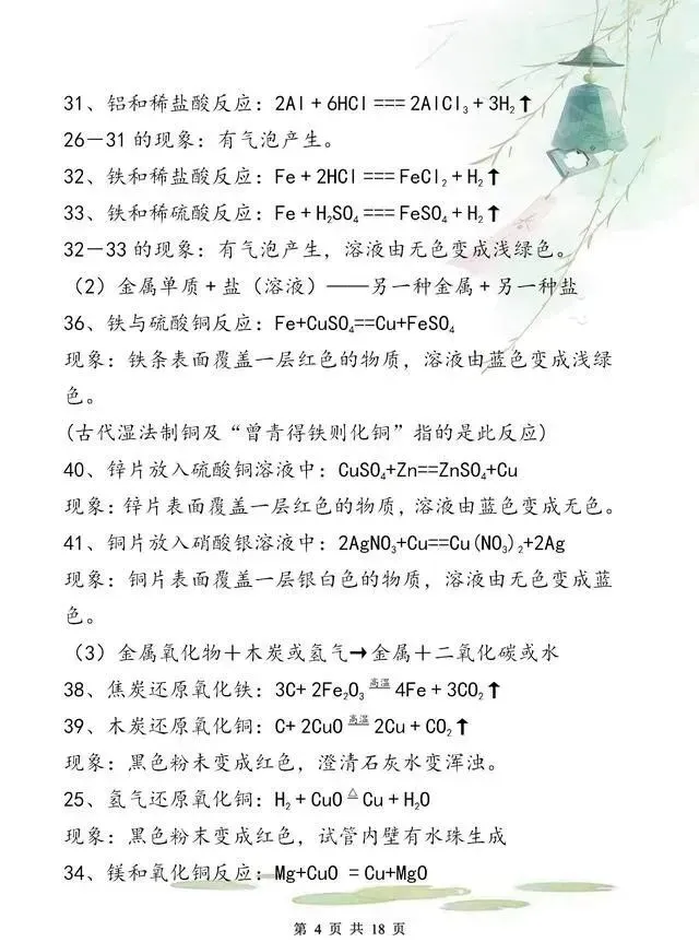 中考化学复习材料汇总 第244张