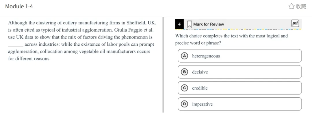 机考SAT真题解析—第十三套 第4张